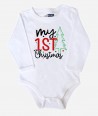 Body para bebé con frase "Mi primera Navidad"