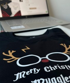 Polera Merry Christmas Muggles