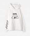 Polerón blanco estampado de Snoopy Nope not Today