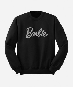 Polerón de Barbie en Glitter y color negro
