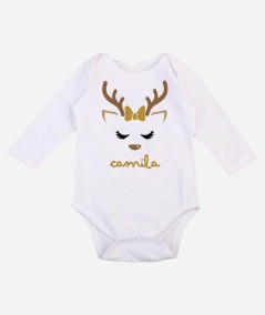 Body de navidad - Reno personalizado