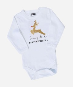 Body blanco First Christmas