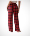 Pantalón rojo de cuadros