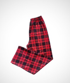 Pantalón de cuadros rojos