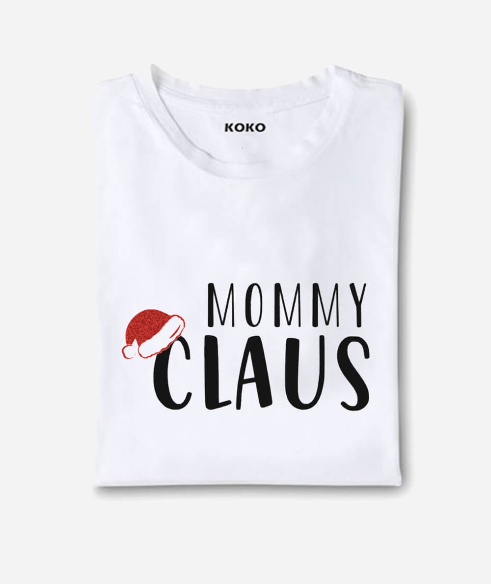 Polera blanca de Mommy Claus para mujer