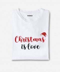 Polera Christmas is Love para navidad